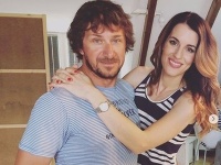 David Křížek s manželkou Luciou, za slobodna Váchovou David Křížek s manželkou Luciou, za slobodna Váchovou