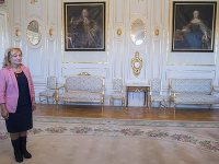 Ľubica Laššáková v Prezidentskom paláci 