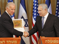 Americký prezident Joe Biden na návšteve Izraela v roku 2010