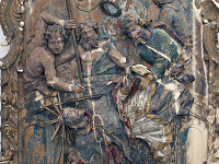 Banská Belá (okres Banská Štiavnica): drevený neskorobarokový reliéfny oltár sv. Jána Nepomuckého v miestnej kaplnke  