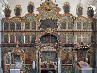 Komárno: pravoslávny ikonostas v chráme Uvedenia Bohorodičky v Komárne