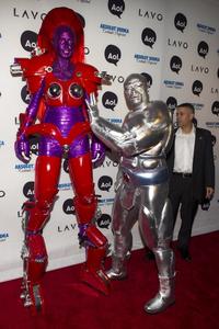Heidi Klum v halloweenskom kostýme Transformera