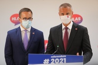 Tlačová konferencia strany Hlas-SD Tlačová konferencia strany Hlas-SD