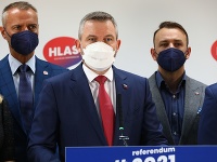 Tlačová konferencia strany Hlas-SD Tlačová konferencia strany Hlas-SD