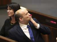 Izraelský dezignovaný premiér Naftali Bennett Izraelský dezignovaný premiér Naftali Bennett