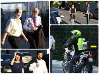 Príchody koaličných poslancov na párty do hotela Bôrik. Príchody koaličných poslancov na párty do hotela Bôrik.