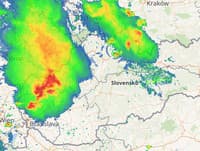 Búrka sa blíži na Slovensko Búrka sa blíži na Slovensko