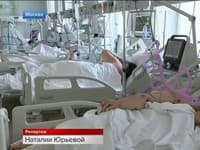 Delta variant plní pacientmi moskovské nemocnice. Delta variant plní pacientmi moskovské nemocnice.