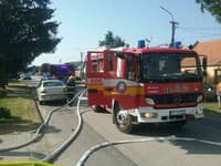 Zásah hasičov v Jaslovských Bohuniciach 