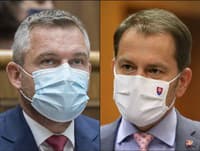 Peter Pellegrini a Igor Matovič Peter Pellegrini a Igor Matovič