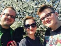 Lucia Vráblicová s manželom a synom