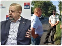 Harabin sa dostal do konfliktu s policajtmi Harabin sa dostal do konfliktu s policajtmi