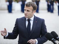 Francúzsky prezident Emmanuel Macron Francúzsky prezident Emmanuel Macron