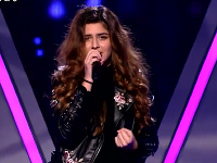 Diana Kalashová v šou The Voice. Diana Kalashová v šou The Voice.