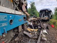 Zrážka dvoch vlakov v Česku