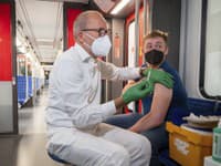 Vakcinácia vo vlaku v Nemecku