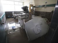 Zaplavená nemocnica v Mexiku