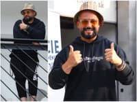 Marián Čekovský pútal pozornosť trendy outfitom. Marián Čekovský pútal pozornosť trendy outfitom.