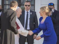 Zuzana Čaputová a pápež František Zuzana Čaputová a pápež František