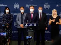 Tlačová konferencia vlády po zvolaní Bezpečnostnej rady Tlačová konferencia vlády po zvolaní Bezpečnostnej rady