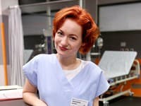 Anna Jiřina Daňhelová ako seriálová sestrička Anna Jiřina Daňhelová ako seriálová sestrička