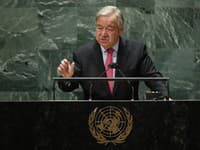 Generálny tajomník OSN António Guterres Generálny tajomník OSN António Guterres