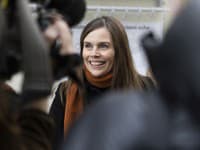 Islandská premiérka Katrin Jakobsdottir Islandská premiérka Katrin Jakobsdottir
