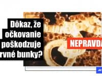 Tisíce používateľov Facebooku zdieľali koncom augusta nemecké video, v ktorom odporcovia očkovania tvrdili, že sa objavili vážne zmeny v krvných bunkách zaočkovaných pacientov. Tisíce používateľov Facebooku zdieľali koncom augusta nemecké video, v ktorom odporcovia očkovania tvrdili, že sa objavili vážne zmeny v krvných bunkách zaočkovaných pacientov.