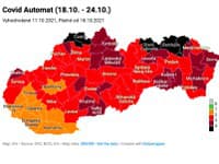 Od pondelka pribudnú na Slovensku čierne okresy. Od pondelka pribudnú na Slovensku čierne okresy.