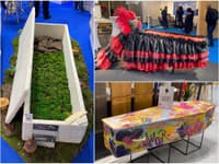 Veľtrh pohrebníctva priniesol eko vychytávky, aj totálne bizárnosti.