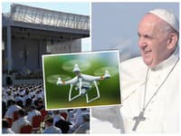 Pápež František v septembri odslúžil omšu v Šaštíne, kde sa zrejme pohyboval aj neznámy dron.