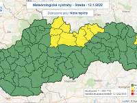 Slovenský hydrometeorologický ústav vydal viacero výstrah