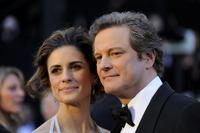 Colin Firth a Livia Giuggioli 