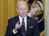 Americký prezident Joe Biden počas prejavu k národu o situácii v Rusku a na Ukrajine