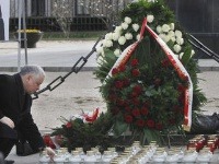 Jaroslaw Kaczynski na spomienkovej akcii vo Varšave