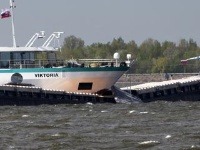 Lode sa zrazili 13.4 na Dunaji pri Šamoríne