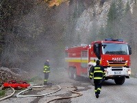 Požiar vypukol aj 10. apríla Požiar vypukol aj 10. apríla