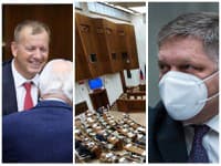 Poslanci sa v parlamente zbavili rúšok a ukázali svoje tváre.
