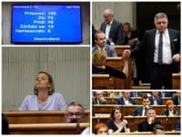 Poslanci reagujú na hlasovanie o Ficovi v parlamente.