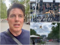 John Barrowman sa nachádzal na mieste masakru.