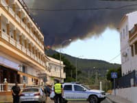 Lesný požiar v Španielsku