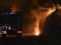 Požiar v Chorvátsku
