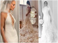 Jennifer Lopez bola krásna nevesta.