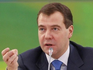 Medvedev mal pred médiami