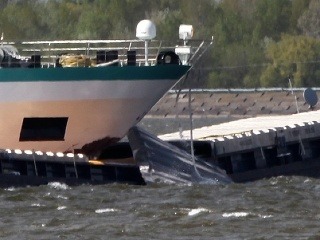 Zrážka lodí na Dunaji