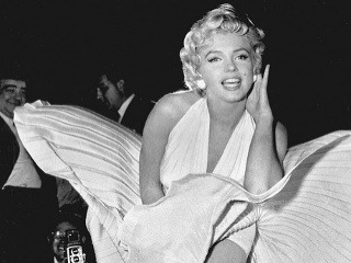 Biele šaty Marilyn Monroe