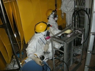 Pracovníci elektrárne Fukušima