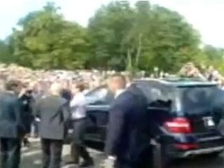 Medvedev na neovládateľnom aute