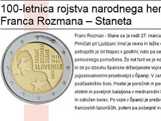 Slovinská pamätná eurominca