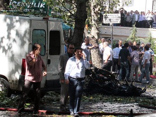 Tureckou Ankarou otriasol výbuch: